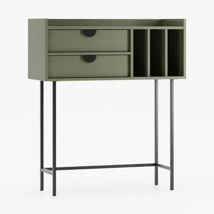 højt konsolbord med sorte ben