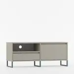 Skreddersydd TV-benk med metallben