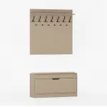 skræddersyet entresæt med skobænk