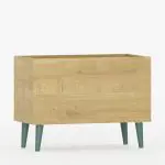 Plantekasse med treben.