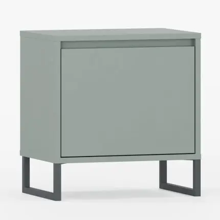 Moderne nattbord med en dør og tilpasningsmuligheter.