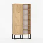 Skreddersydd garderobeskap med metallramme