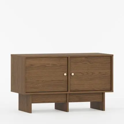 japandi tv-bord med låger