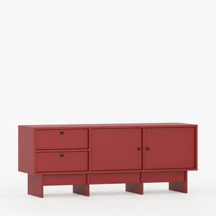 TV-bord med skuffer og dører