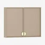 Elegant baderomsskap med to dører.