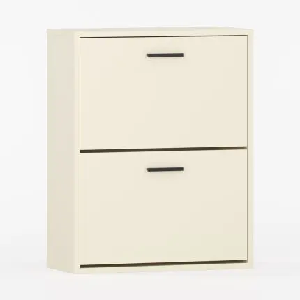 Vegghengt skoskap med klaffedører