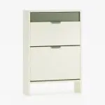 skræddersyet skoskab med klaplåger