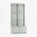 Moderne entremøbel med sitteplass og skoskap-RAGNAR-RA02-17