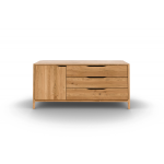 Skjenk TWIG – med dør og skuffer, massivt oljet tre