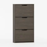 skræddersyet skoskab med 3 klaplåger