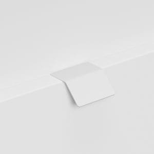LAYERS 42 Edge Handle Porcelain White