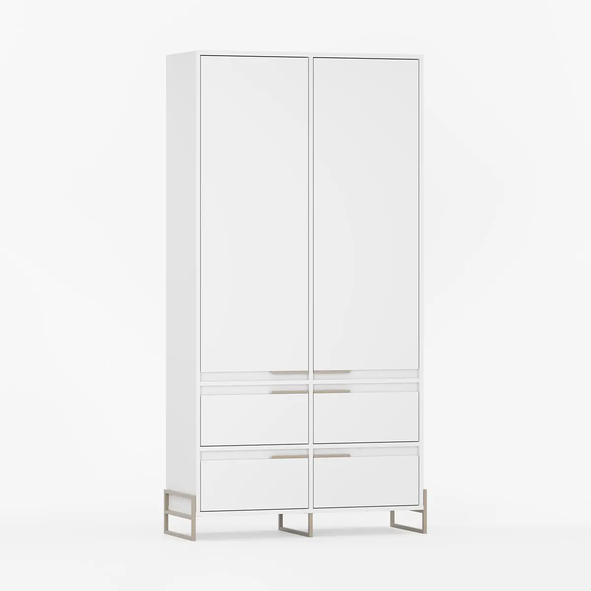 Skreddersydd garderobeskap med dører og skuffer