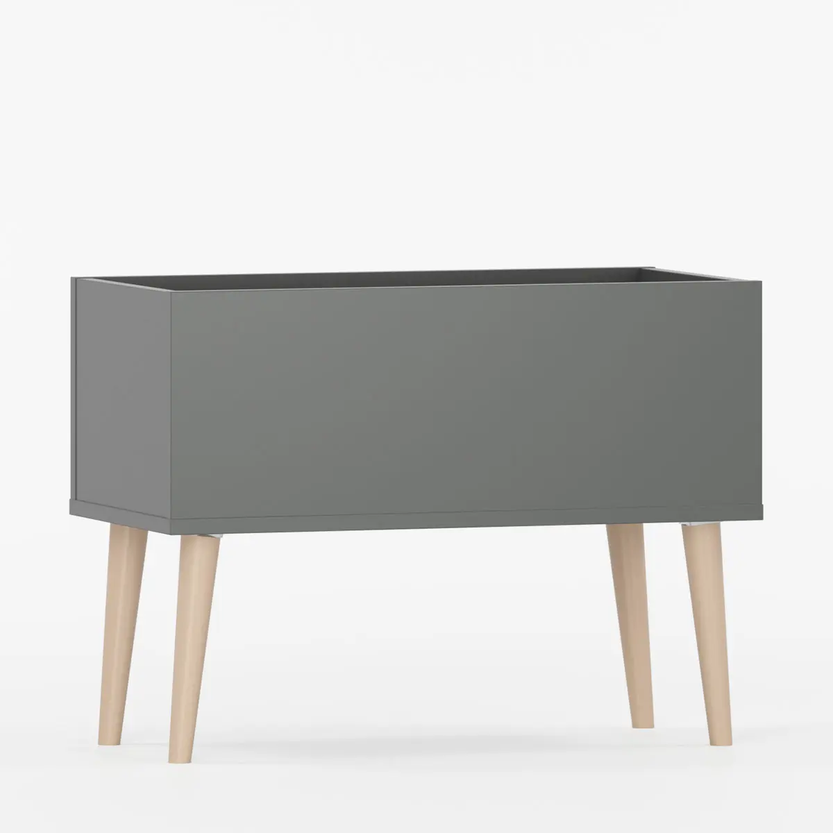 Moderne plantekasse med ben.