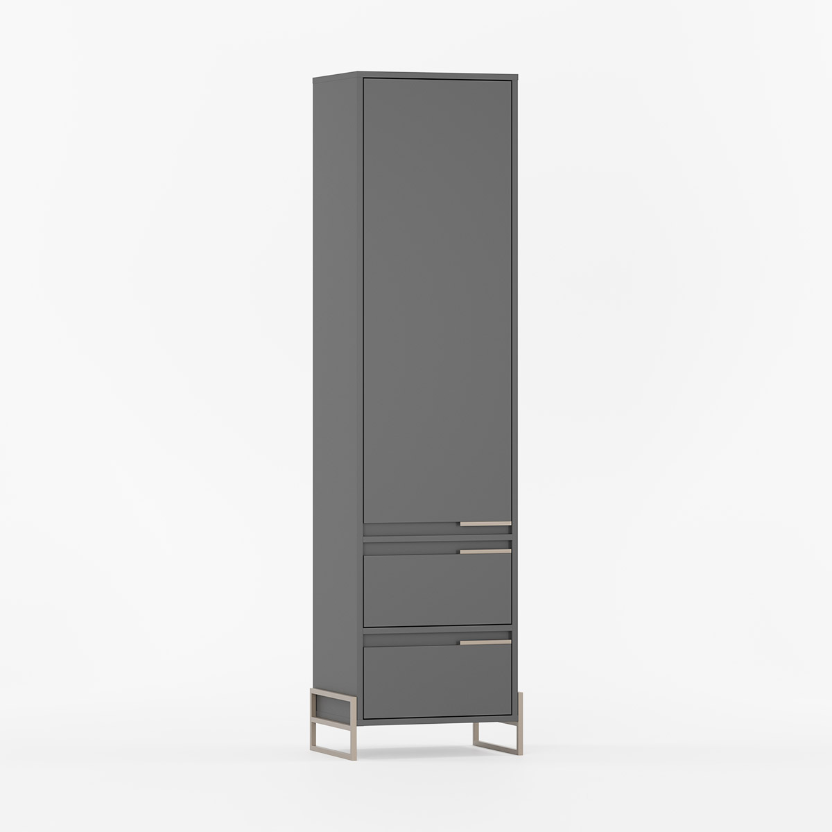 Garderobeskap 1 dør 2 skuffer