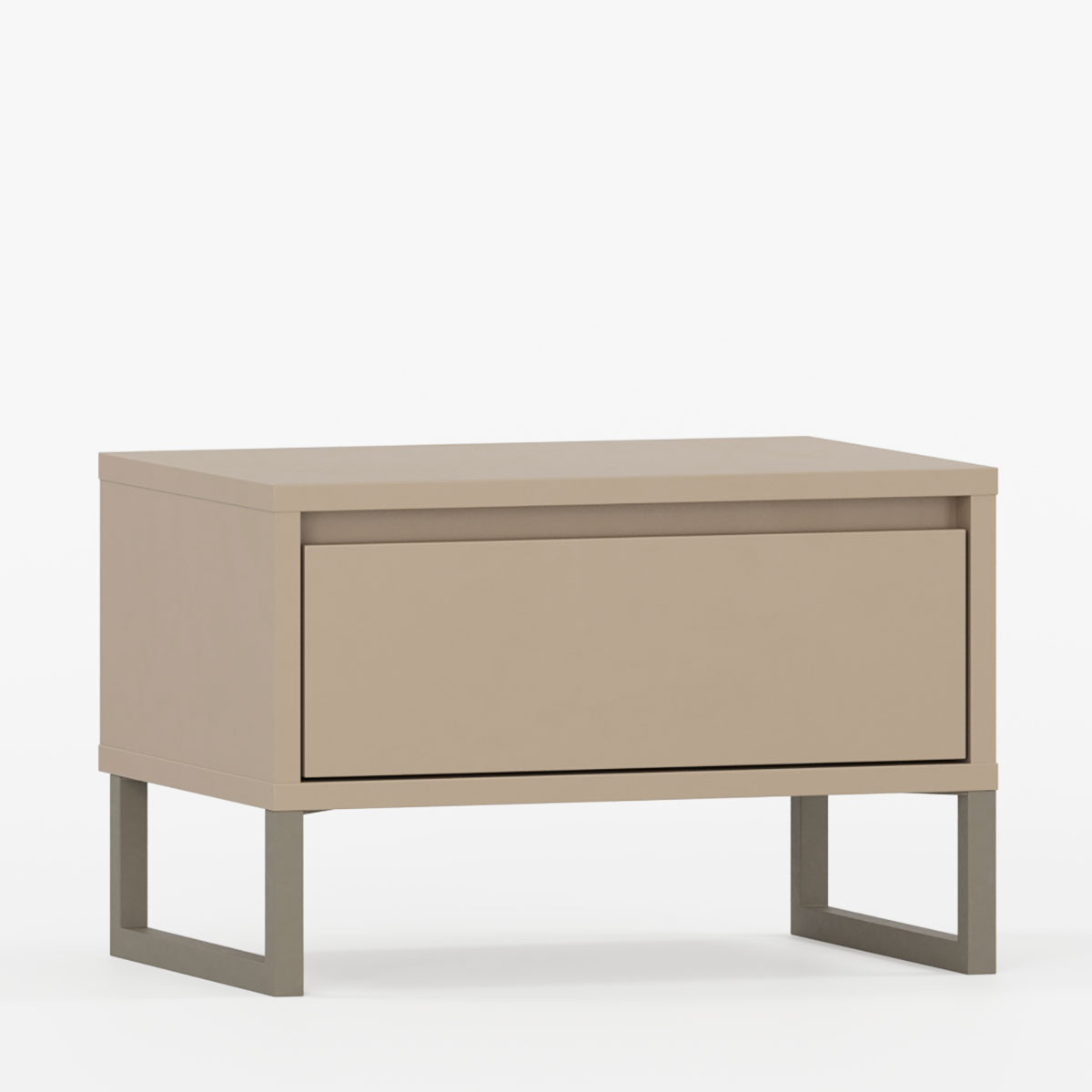 Moderne nattbord med en skuff, med mulighet for tilpasning.