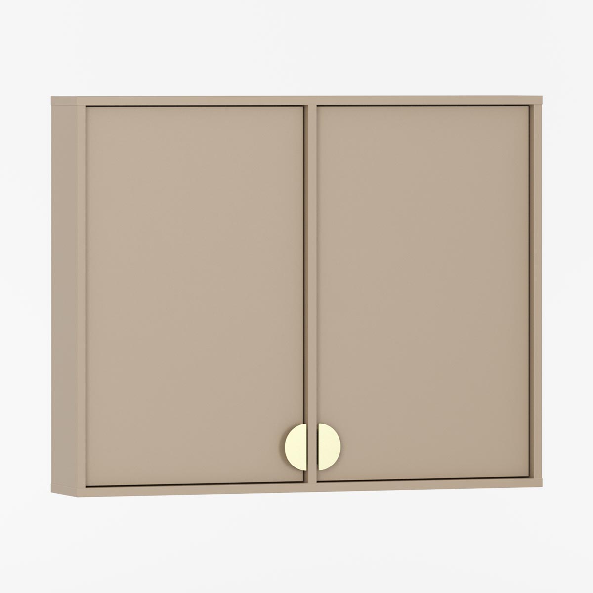 Elegant baderomsskap med to dører.