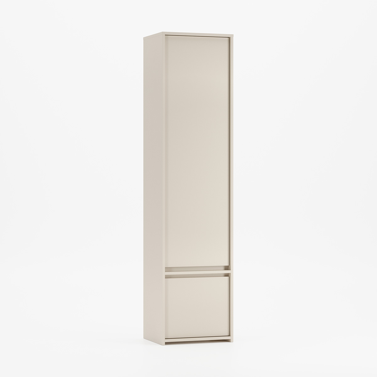 Plassbesparende høyskap med to dører