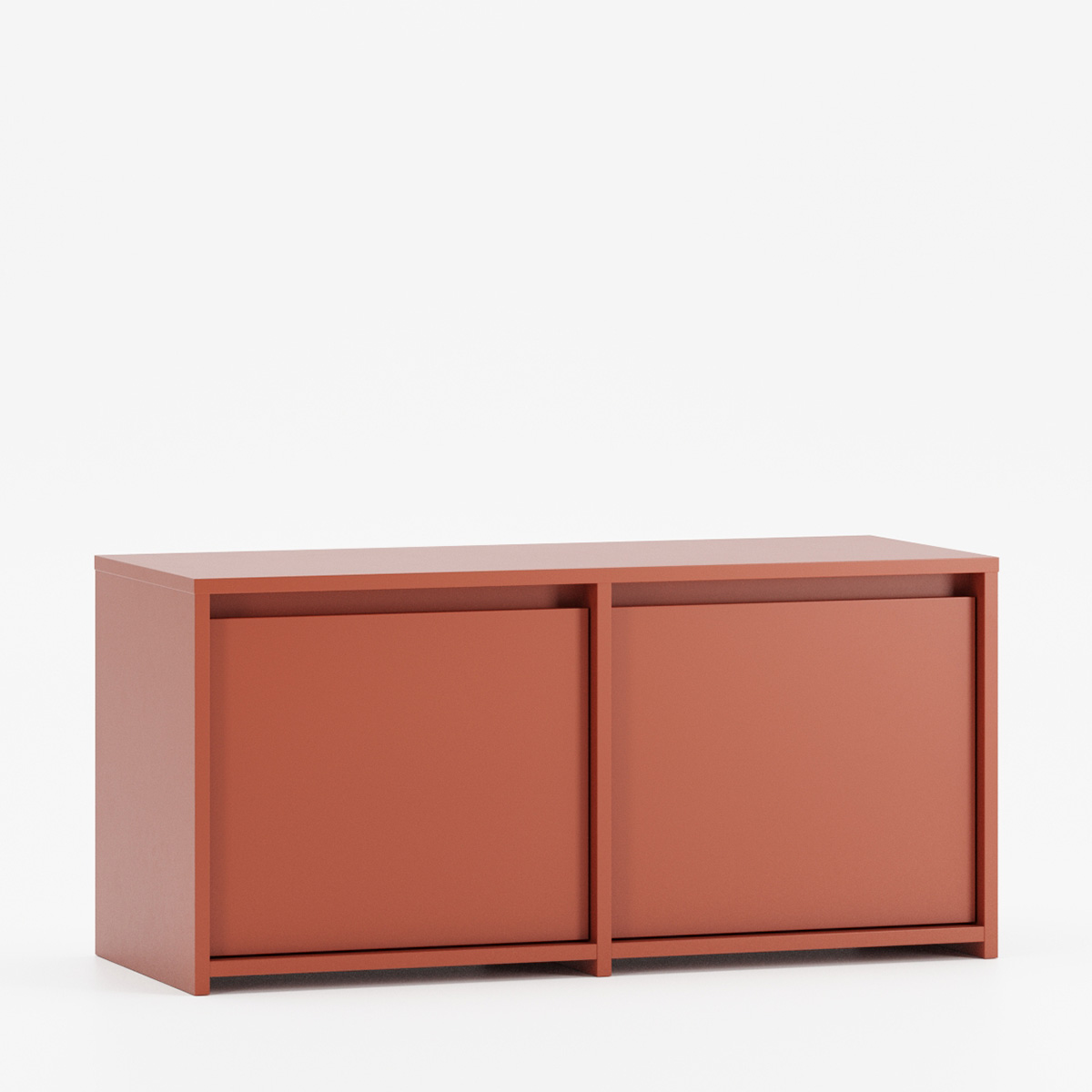 Praktisk skobenk med to dører