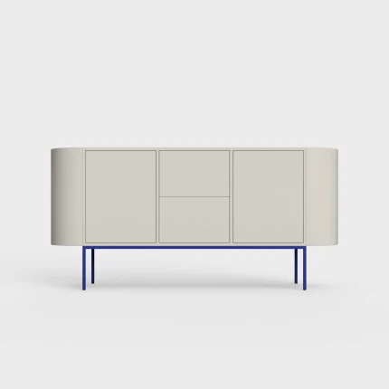 Stilren skjenk med avrundede kanter.