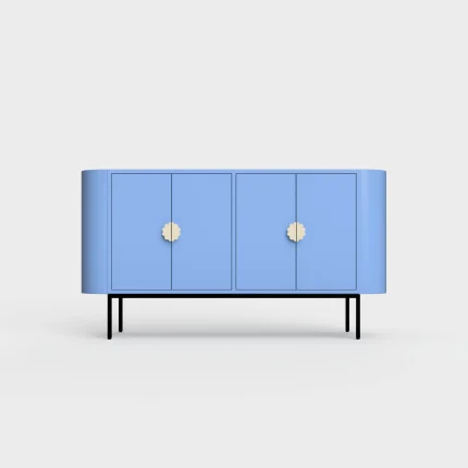 Moderne skjenk med unike detaljer.