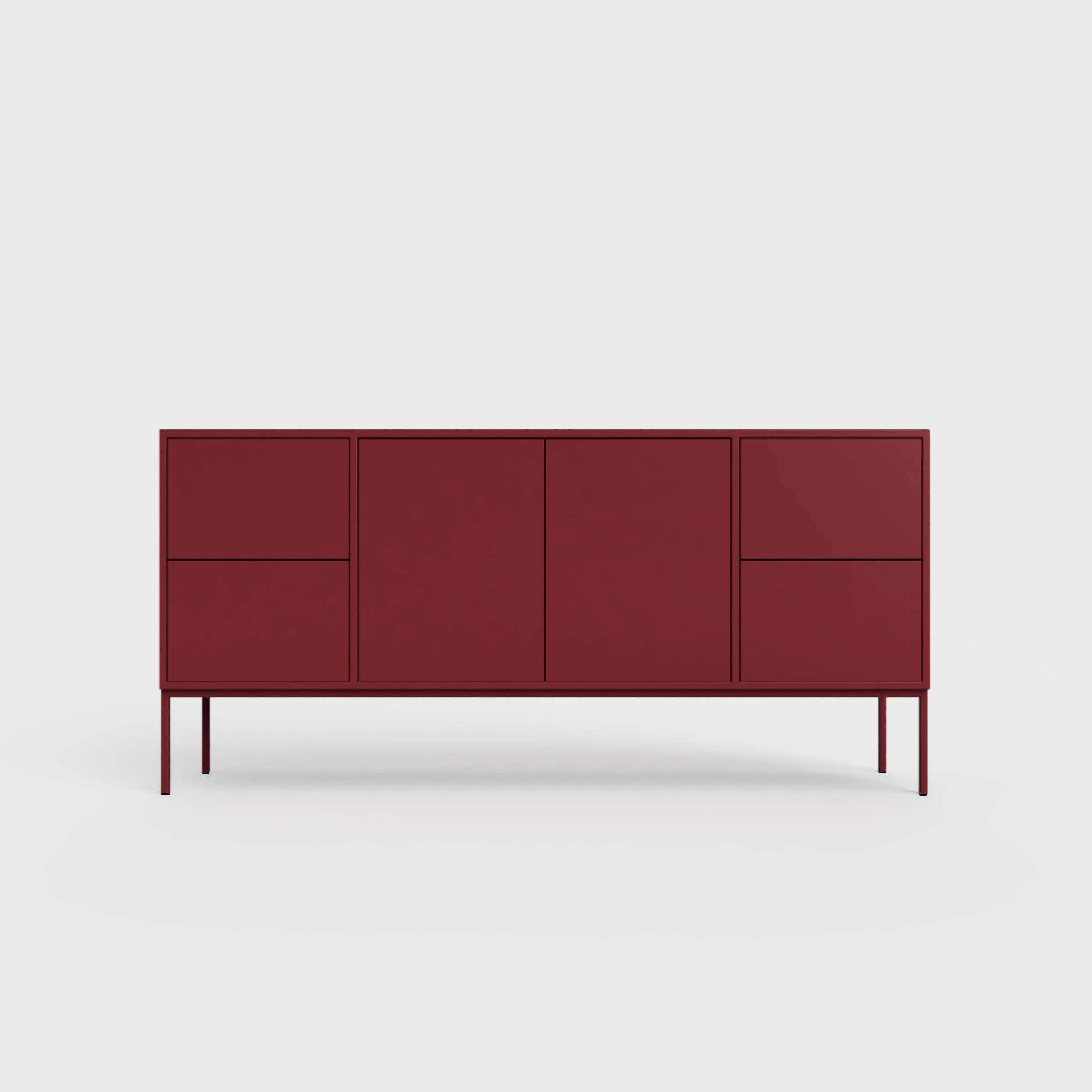 Moderne skjenk med stilrent design.